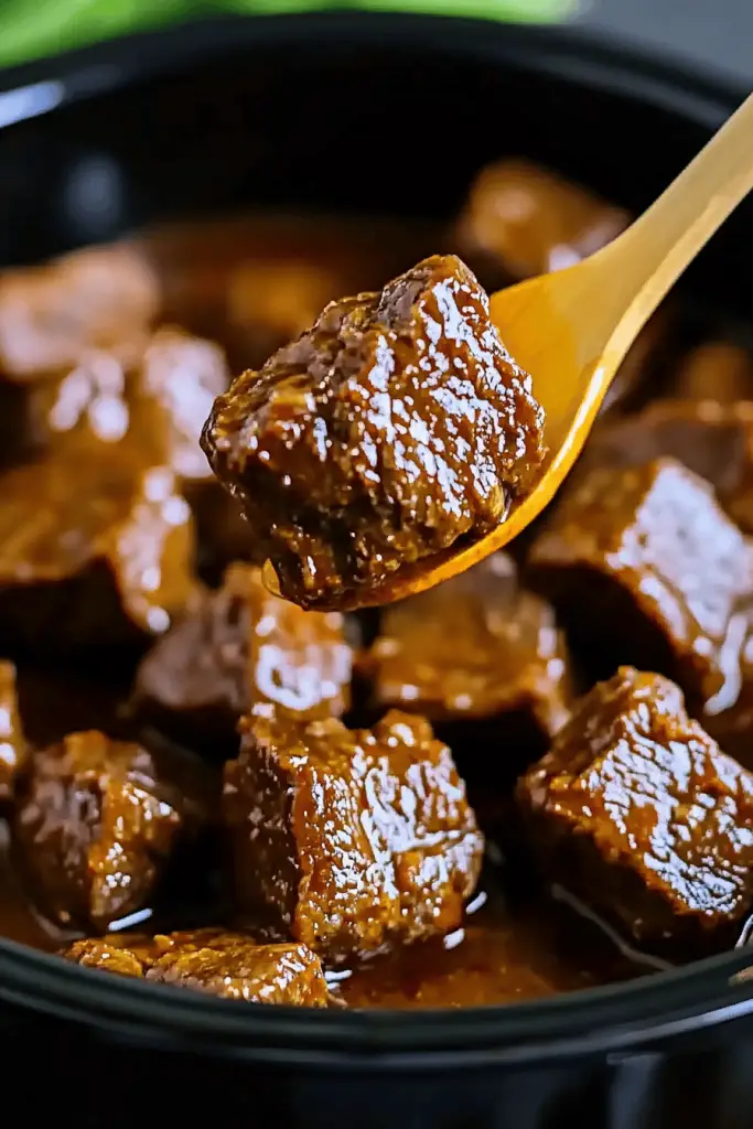 Crockpot steak bites