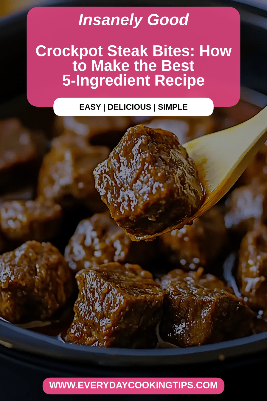 Crockpot steak bites final dish beautifully presented and ready to serve