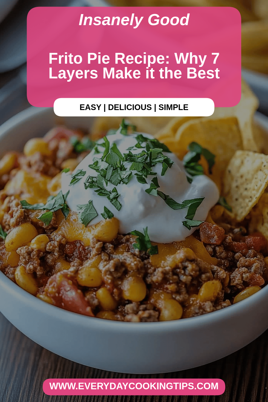 Frito pie recipe final dish beautifully presented and ready to serve