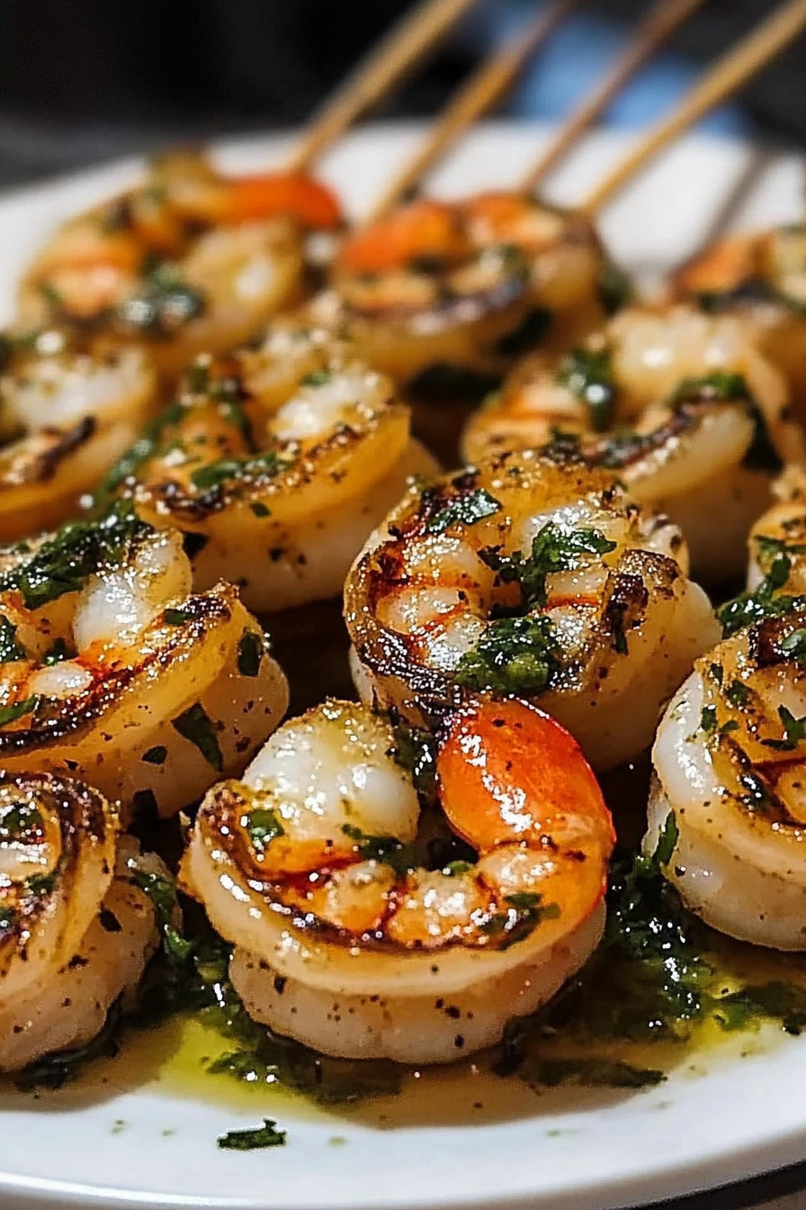 Grilled Chimichurri Shrimp