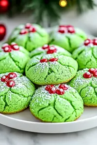 Grinch cookies