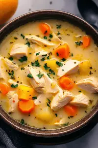Leftover Turkey Soup