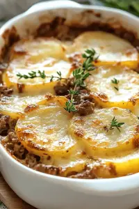 Meat and potato casserole