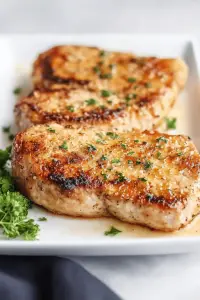 Parmesan pork chops