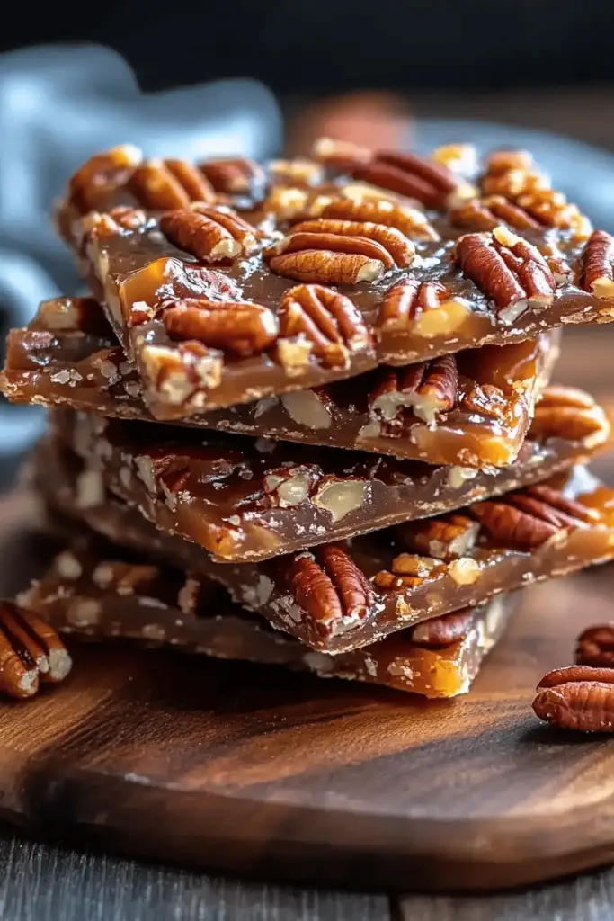 Pecan pie bark