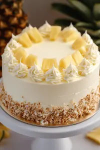 Pineapple coconut cake