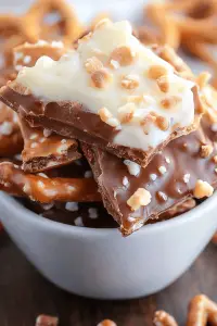 Pretzel toffee