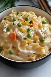 Quick Chicken Pot Pie Pasta