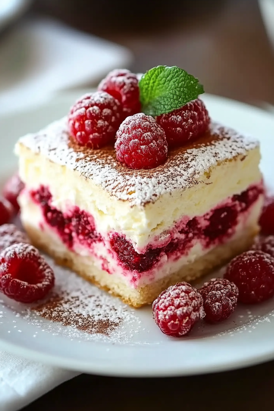 White Chocolate Raspberry Tiramisu