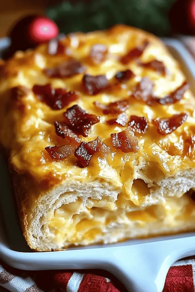 bacon egg biscuit bake