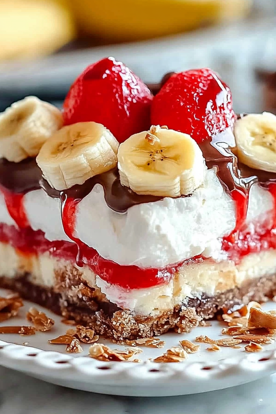 banana split dessert