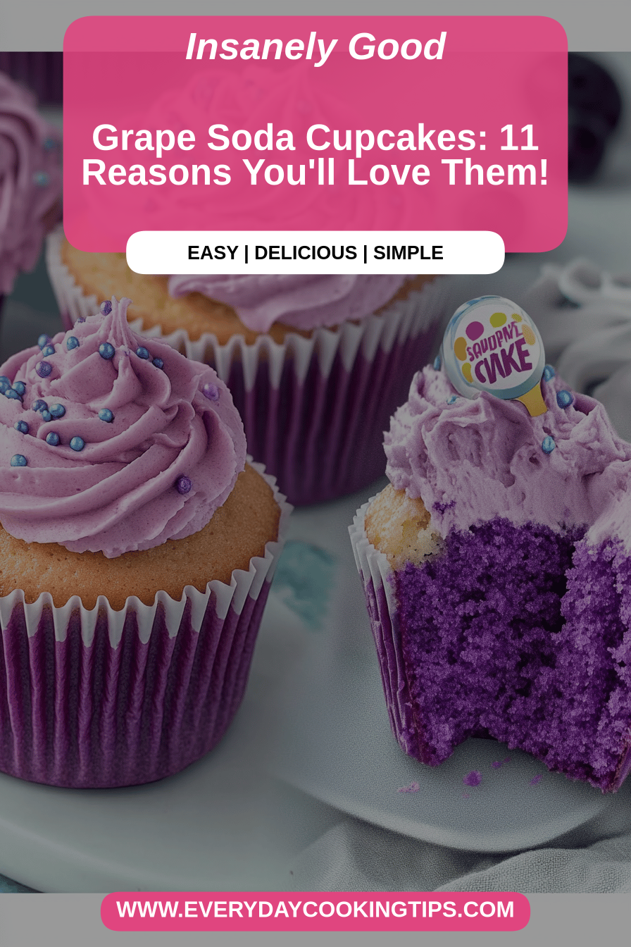 grape soda cupcakes final dish beautifully presented and ready to serve