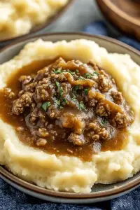ground beef and gravy