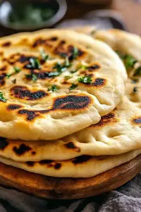 homemade naan