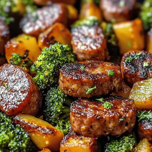 honey garlic sausage