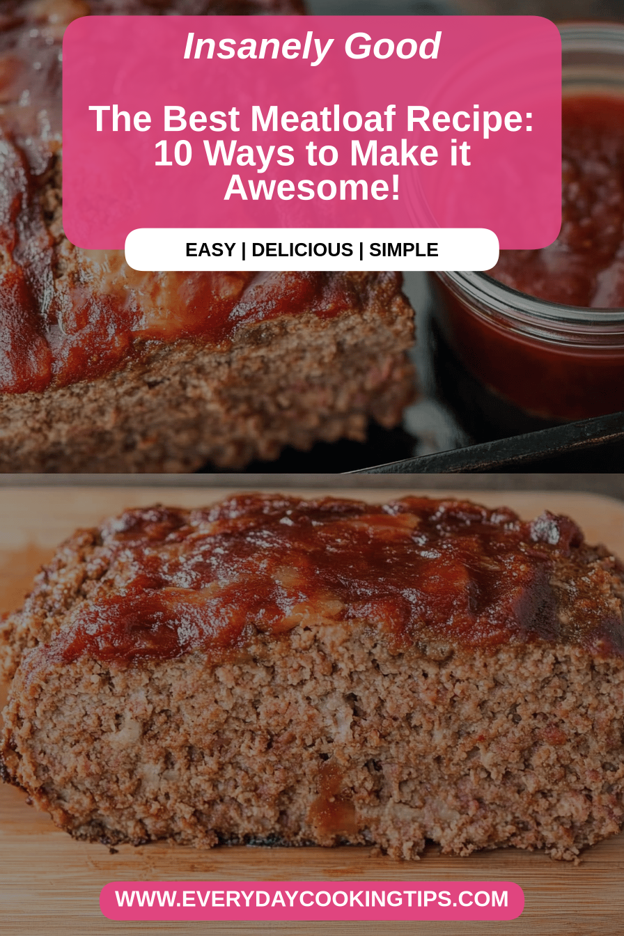 meatloaf recipe final dish beautifully presented and ready to serve
