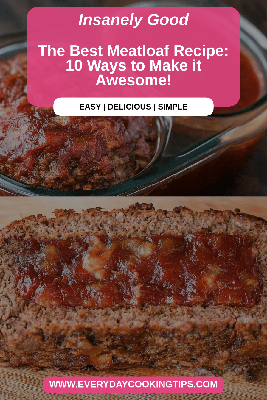 meatloaf recipe final dish beautifully presented and ready to serve