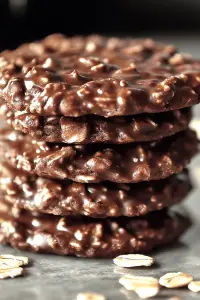 no bake chocolate oatmeal cookies