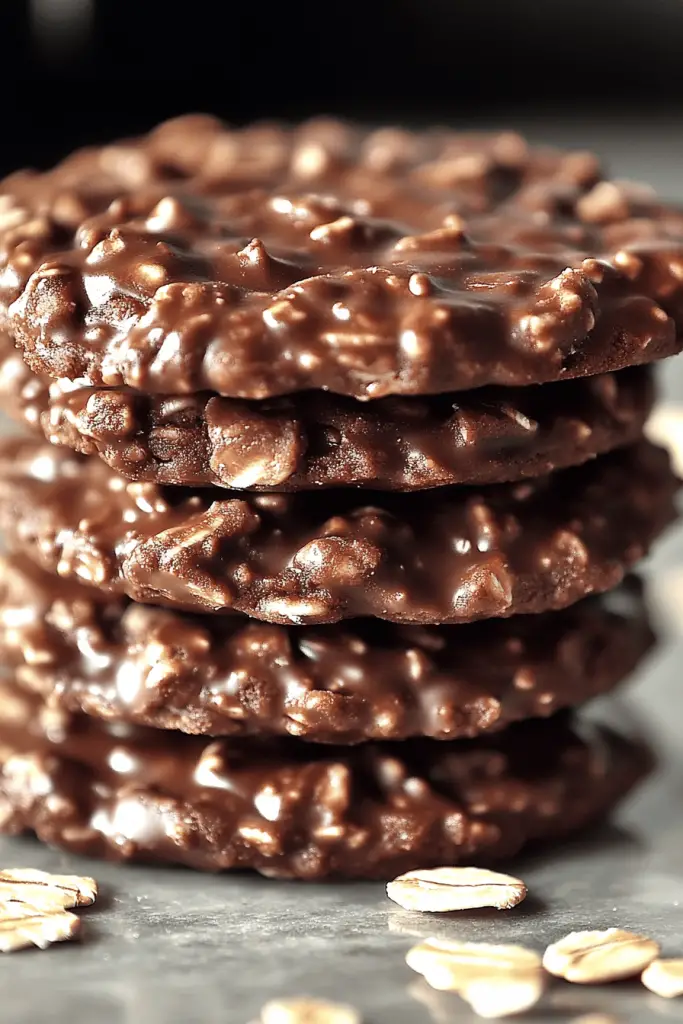no bake chocolate oatmeal cookies