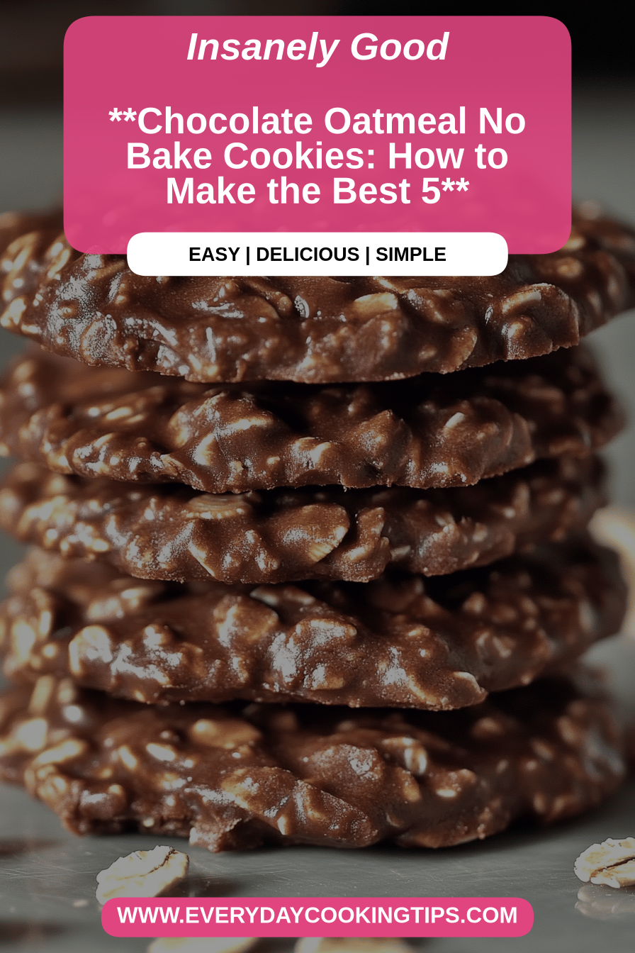 no bake chocolate oatmeal cookies final dish beautifully presented and ready to serve