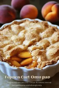 peach cobbler