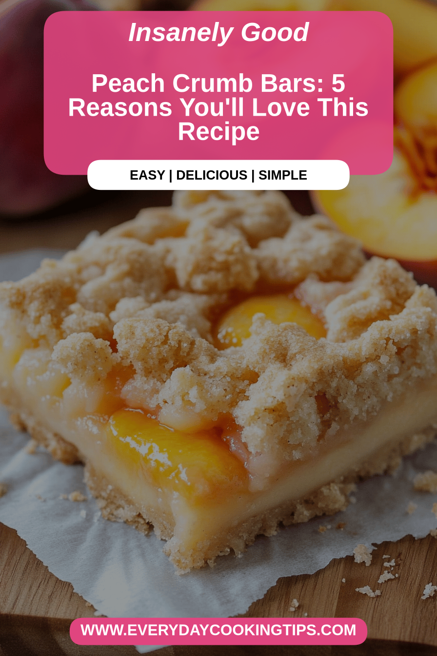 peach crumb bars final dish beautifully presented and ready to serve