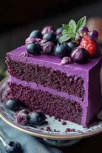 purple velvet cake