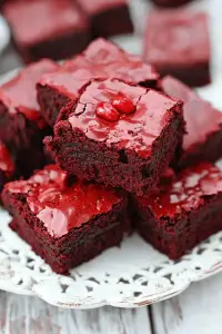 red velvet brownies
