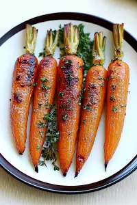 whole roasted carrots