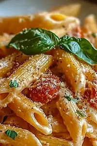 Creamy tomato ricotta pasta