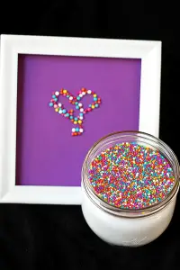 DIY Sprinkles Art
