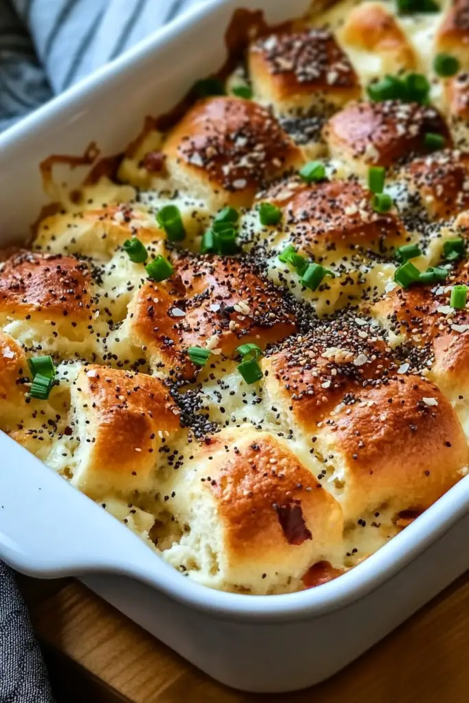 Everything Bagel Breakfast Casserole