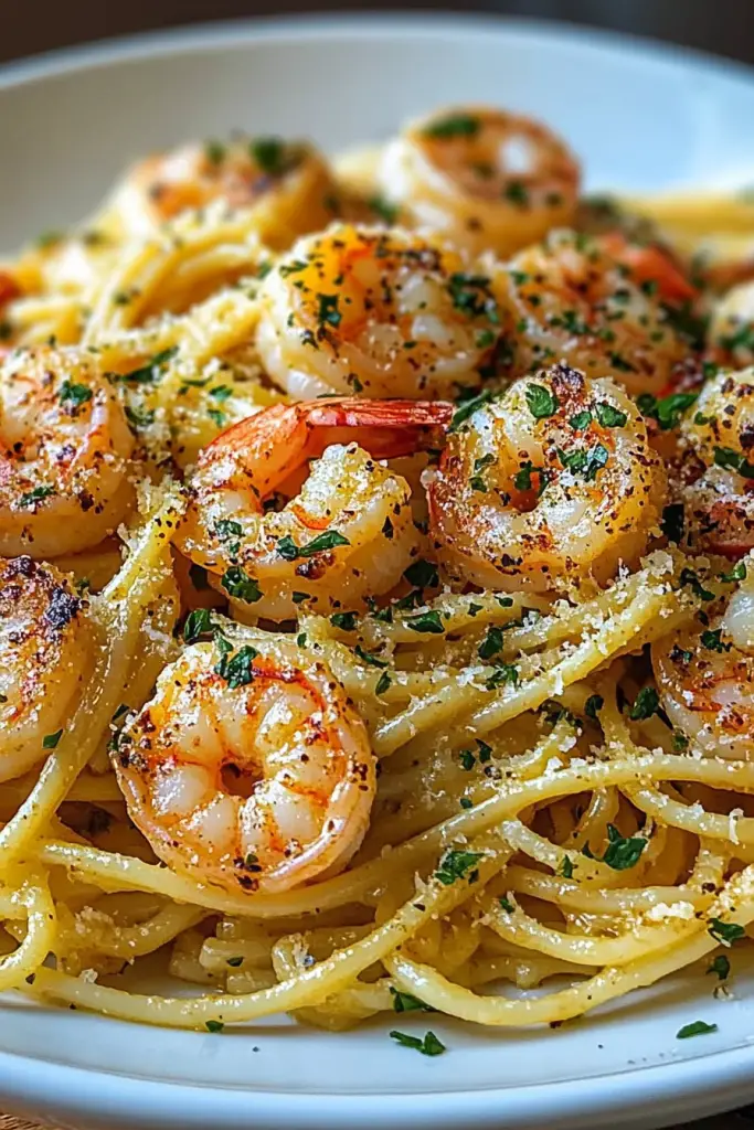 Garlic Butter Shrimp Pasta