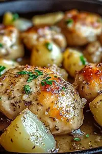 Garlic Parmesan Chicken Potatoes