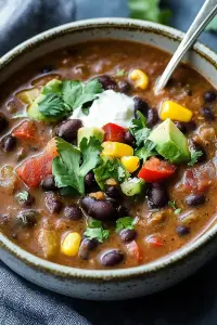 Hearty Black Bean Soup