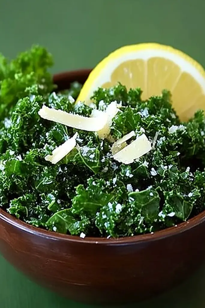 Lemon Parmesan Kale Salad