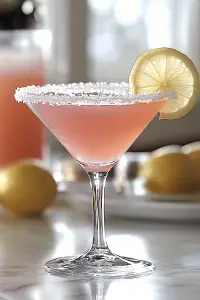 Pink Lemon Drop Martini