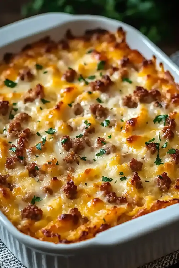 Sausage Hash Brown Casserole
