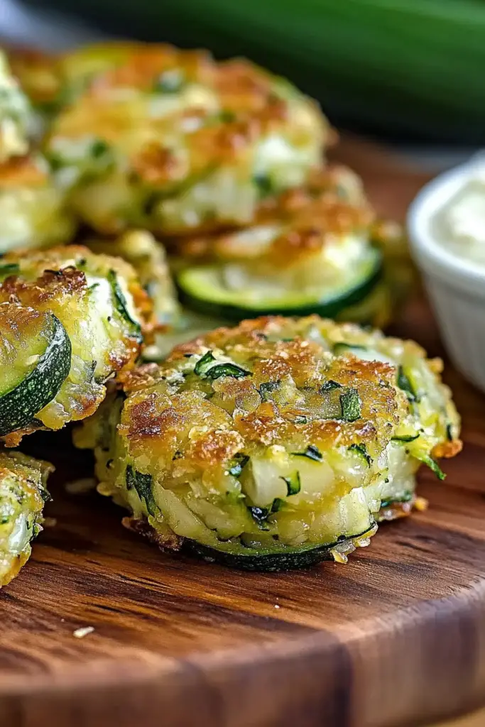 Zucchini Garlic Bites