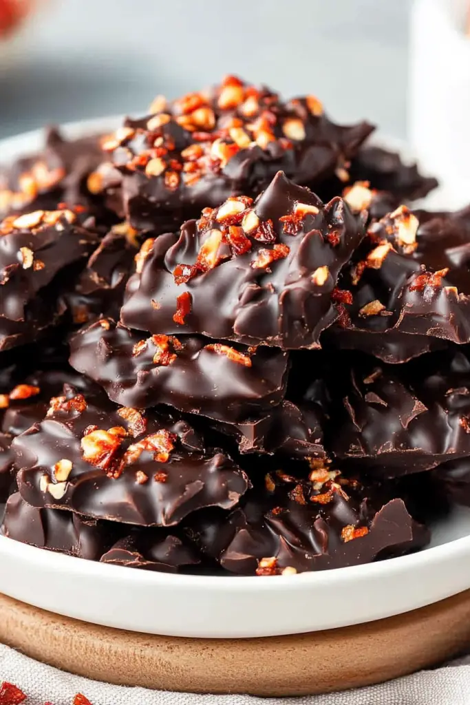 chilli chocolate clusters