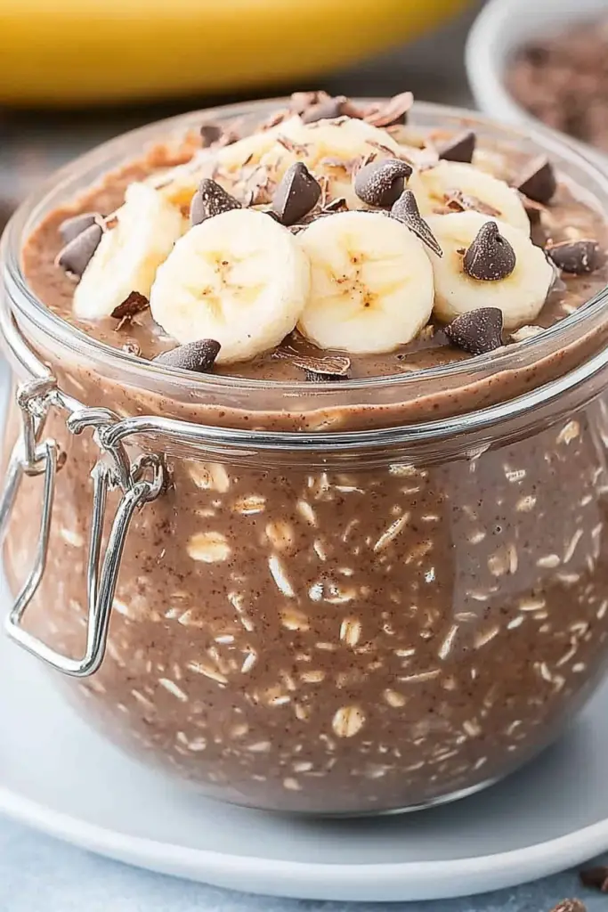 chocolate banana oats