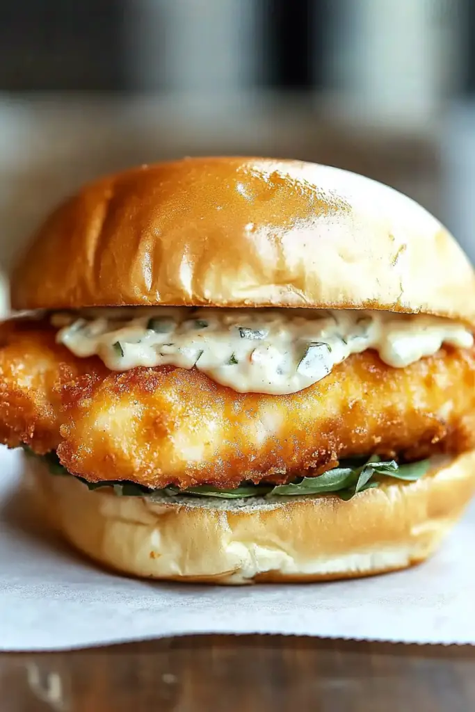 cod fish sandwich
