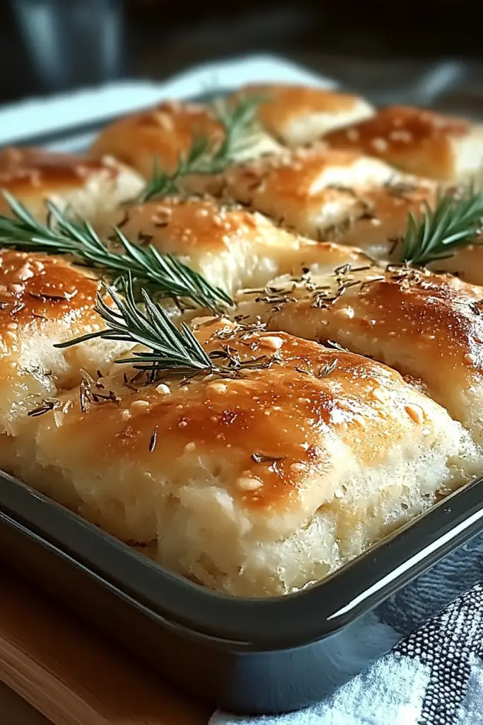 easy focaccia bread recipe