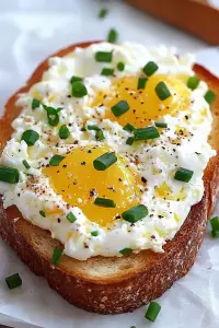 egg ricotta toast