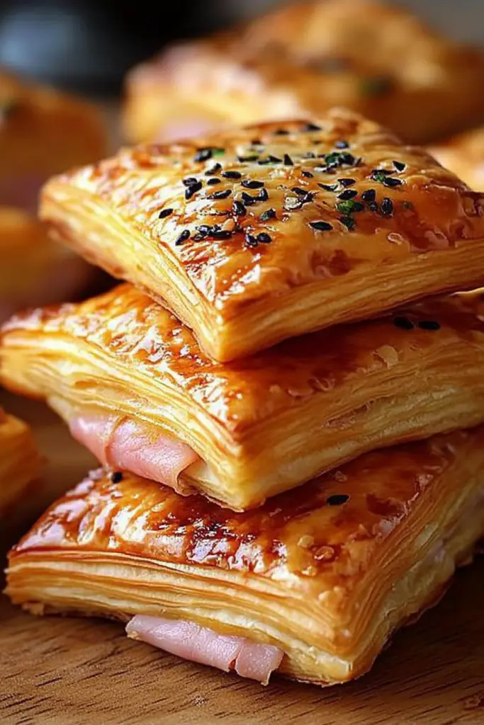 ham cheese puff pastry