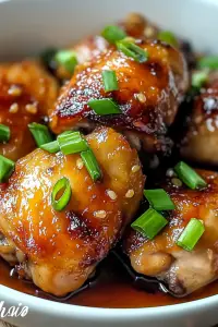 honey garlic chicken thighs