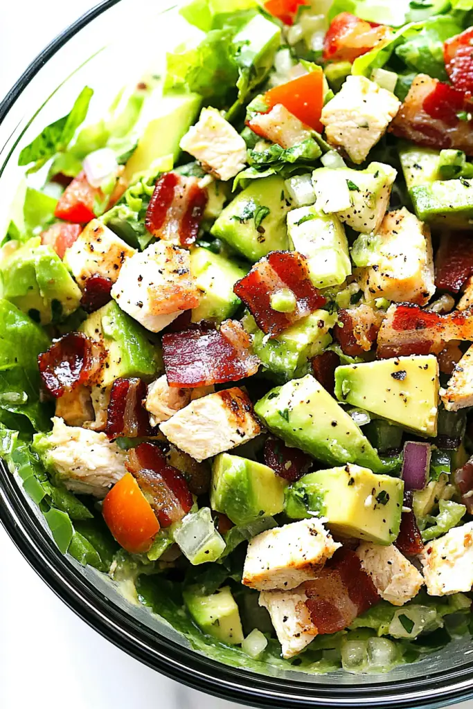 Chicken Bacon Avocado Salad