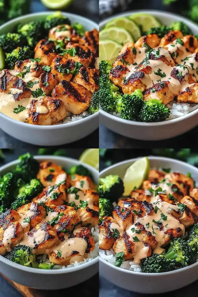 Chicken Broccoli Bowls