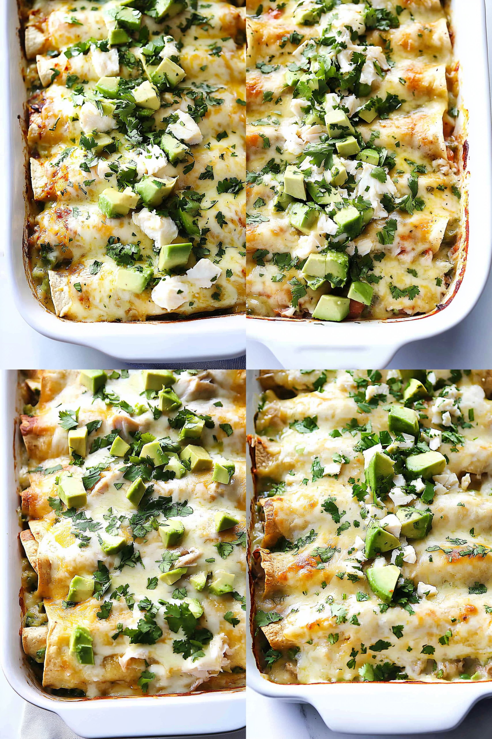 Crab Avocado Enchiladas