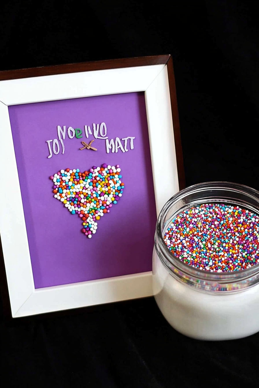 DIY Sprinkles Art